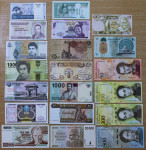 Lot - 20 bankovcev kot na sliki