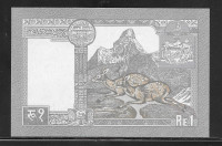 NEPAL, mini set  - živali,  1 , 2 in 5 rupij, UNC
