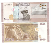 Sirija SYRIA 5.000 pounds 2021 UNC