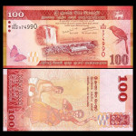 SRI LANKA 100 rupees 2020 UNC ptice metulji