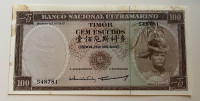 TIMOR 100 ESCUDOS 1963 AU UNC