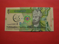 TURKMENISTAN 2017 - 1 MANAT PRILOŽNOSTNI - PRODAM