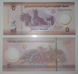 ZDRUŽENI ARABSKI EMIRATI 5 DIRHAM POLIMER 2024 UNC