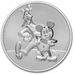 1 oz SREBRNIK DISNEY Mickey Mouse GOOFY miki miška 2021 (otaku)