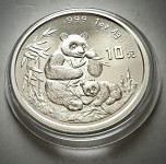 1 oz SREBRNIKI Kitajska 10 yuan 1996 PANDA (otaku)