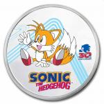 1 oz Srebrnik Sonic the Hedgehog 30th 2021 Niue TAILS Ag .999 (otaku)
