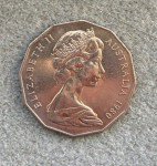 Avstralija 50 centov 1980 UNC