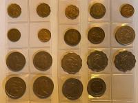 Hong Kong lot 18 različnih kovancev