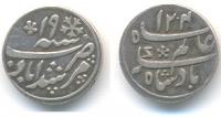 Indija - Britanska 1/4 Rupije 1790, Bengalija  srebrnik
