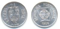 Indija - Portugalska 1/2 Rupije 1936  srebrnik