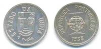 Indija - Portugalska 1 Rupija 1935  srebrnik