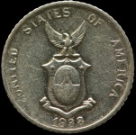 LaZooRo: Filipini 10 Centavos 1938 XF - srebro