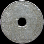 LaZooRo: Francoska Indokina 1 Cent 1941 VG / F
