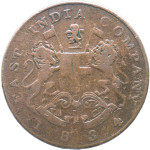 LaZooRo: predsedstvo Britanske Indije Bombaja 1/2 Anna 1834 F