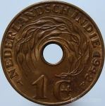 LaZooRo: Nizozemska vzhodna Indija 1 Cent 1942 P UNC/BU