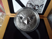 OZ OREL MONGOLIJA  500 TOGROG ,,FALCON,, 2016 ANTIK FINISH UNC