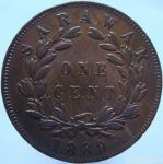 LaZooRo: Sarawak 1 Cent 1889 H VF