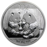 Srebrnik Kitajska Panda 2009 1 oz (trezor)