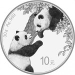 Srebrnik Kitajska Panda 2023 30g  (trezor)