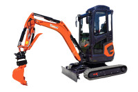 Mini bager K22U, KUBOTA motor