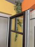 Dvokrilna balkonska vrata PVC 1400 x 2100