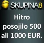 Hitro posojilo 500 ali 1000 EUR