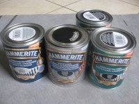 Prodam 3 črne in 1 srebrno barvo za kovino proizvajalca Hammerite