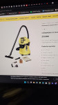 Karcher wd 3 battery akumulatorski sesalnik sesalec kot nov 36V