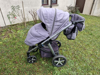 Prodam voziček Baby design Husky (sive barve)