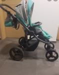 Prodam rabljen otroški voziček Bebetto Murano 3v1