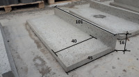 Betonski večnamenski L elementi, 3 dimenzije