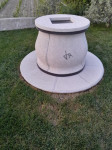 Vodnjak 100 cm z stopnico štokani beton 041 832 326