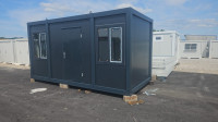 KONTEJNERJI 5x2.4m BIVALNI IN PISARNIŠKI- ANTRACIT- NOVO!