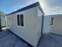 PISARNIŠKI KONTEJNER 6m + SANITARNI/WC+TUŠ / 600 X 240 /NOVO