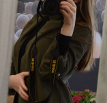 Bersha olivno zeleni blazer/ tenka jaknica