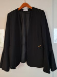 Črn, eleganten blazer z rokavi na zvonec, firma Motivi