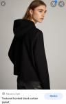 Nova jakna, črna Massimo Dutti - vel. XS (165 cm)