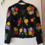 Unikaten nov črn blazer/suknjič 38/40