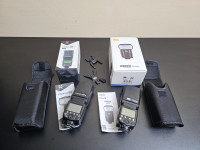 2x Bliskavica: 1x Stroboss 60N + prožilec Navigator X + 1x Pixel X800N