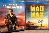 Mad max 2: Road Warrior & Mad Max: Fury Road (2x blu ray), Mel Gibson