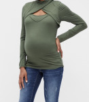 Mamalicious majica za nosečnice in dojenje M