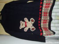 Nosečniška majica-pulover z vzorci in motivom, vel.M-L