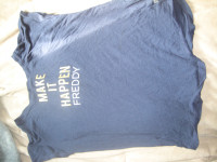 Nosečniška majica-temnomodra z napisom, vel.S-M, POLETNA