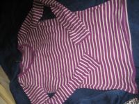 Nosečniška majica-vijola, črtasta, vel S-M, POMLADNA