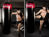 DBX Bushido vreča za boks 30 kg, 130 x 35 cm