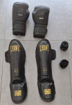 Kickbox mladinska oprema (rokavice: M + ščitnik za golen: S)