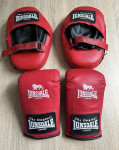 Lonsdale boksarski set - rokavice + focus pads (M velikost)