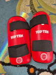 Top Ten ščitniki za goleni S – Kickbox – rdeči