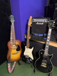 MARSHALL MG 15cfx, Washburn, Harley Benton, Jet, Boss