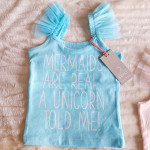 majici 92/98 Mermaids are real unicorn told me